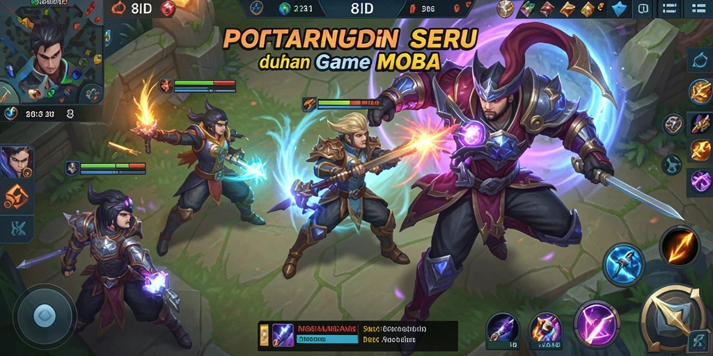 Screenshot gameplay 8ID yang menunjukkan aksi pertarungan seru.