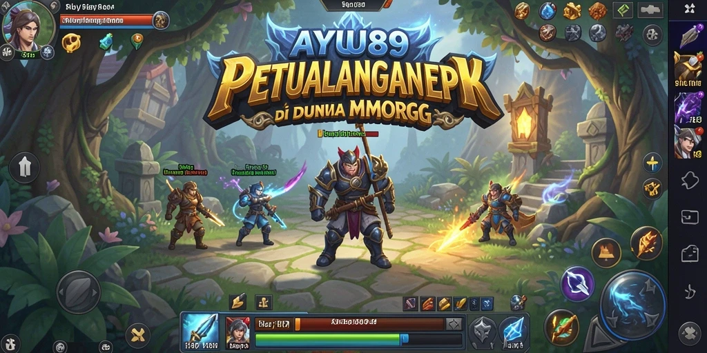 Screenshot gameplay AYU89 menampilkan aksi pertarungan epik dan petualangan mendebarkan.