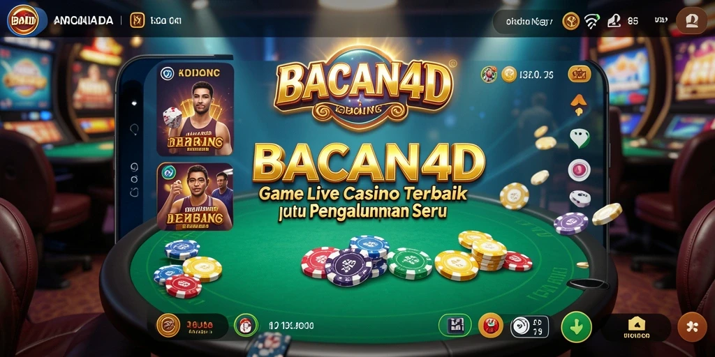 Screenshot dari gameplay Live Casino yang mendebarkan di BACAN4D.