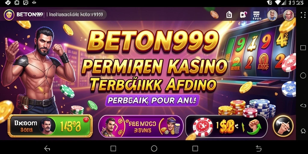 Screenshot gameplay BETON999 dengan visual kasino yang menarik.