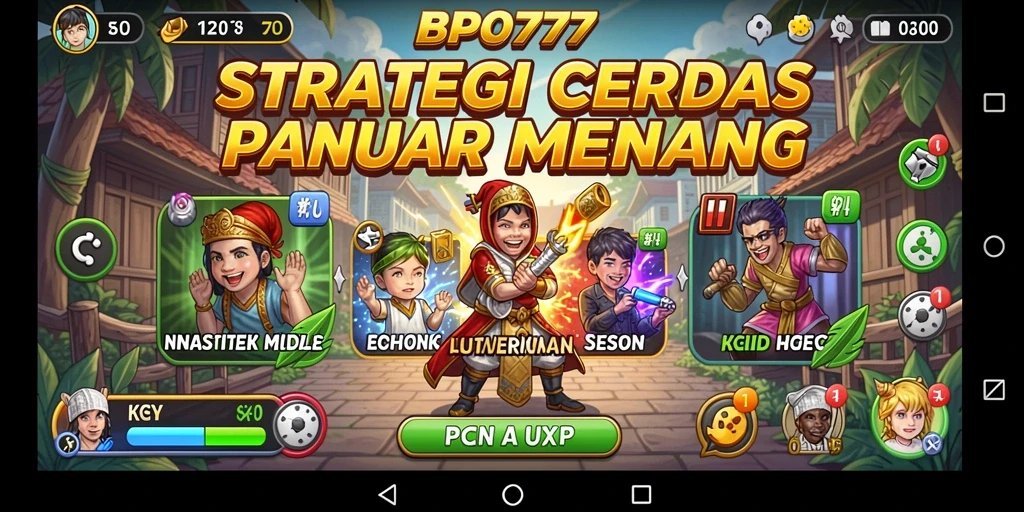 Tampilan gameplay BPO777 yang penuh aksi dan strategi.