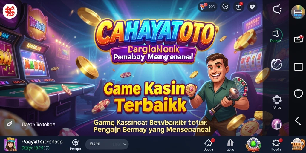 Tampilan menarik dari gameplay Kasino CAHAYATOTO yang menyenangkan.