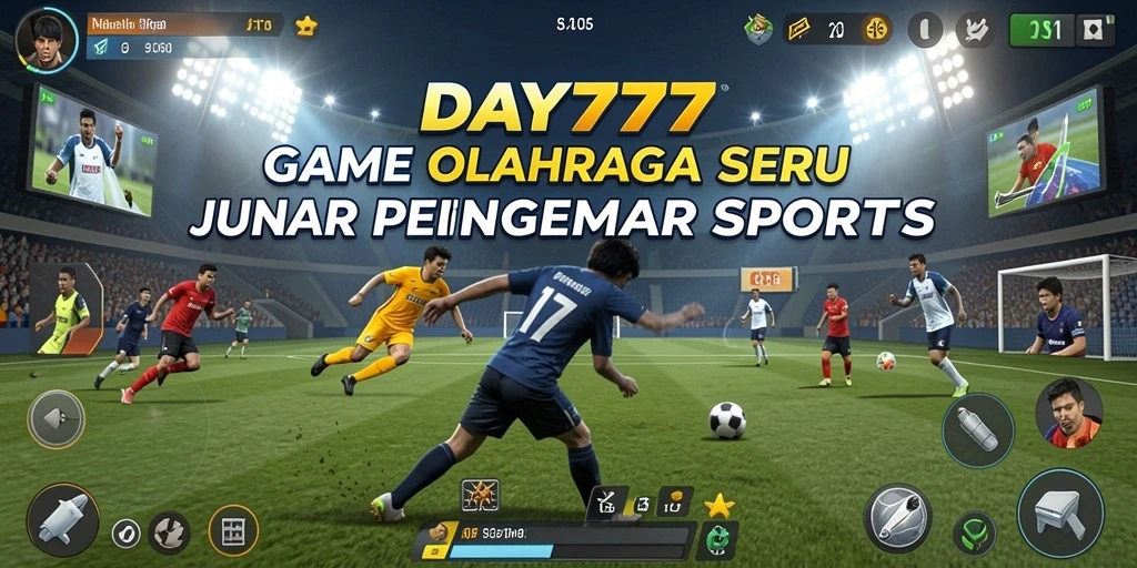Tampilan permainan seru dalam DAY777 yang menunjukkan intensitas kompetisi olahraga.
