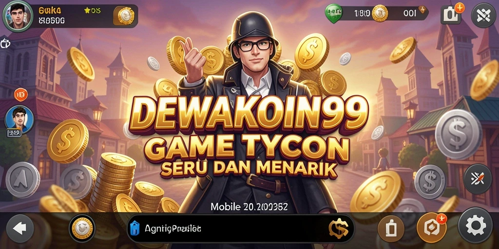 Tampilan gameplay seru DEWAKOIN99 dalam suasana Tycoon.
