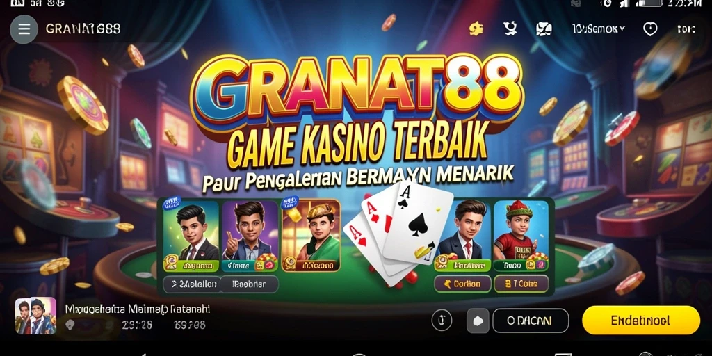 Tampilan gameplay yang seru dan interaktif di GRANAT88.