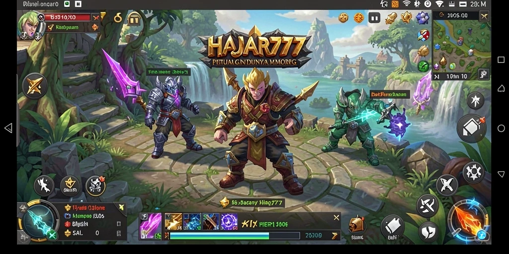 Gameplay seru di dunia fantasi HAJAR777 yang penuh tantangan.