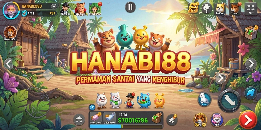 Tampilan memukau dari gameplay HANABI88 yang menghibur.