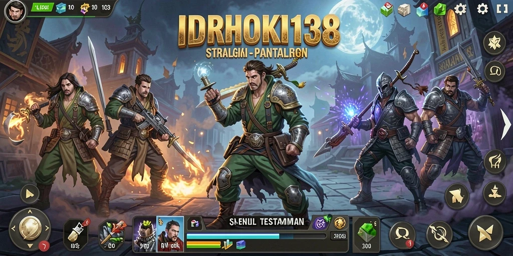 Tampilan screenshot utama IDRHOKI138 yang memperlihatkan gameplay strategi yang mendebarkan.