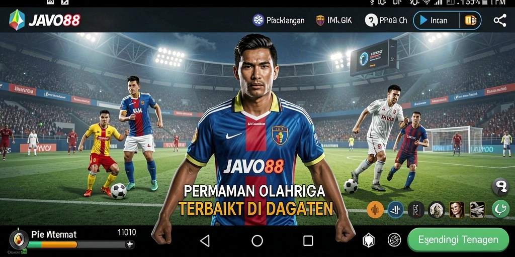 Tampilan utama dari gameplay <strong>JAVO88</strong> yang menampilkan aksi seru di berbagai cabang olahraga.
