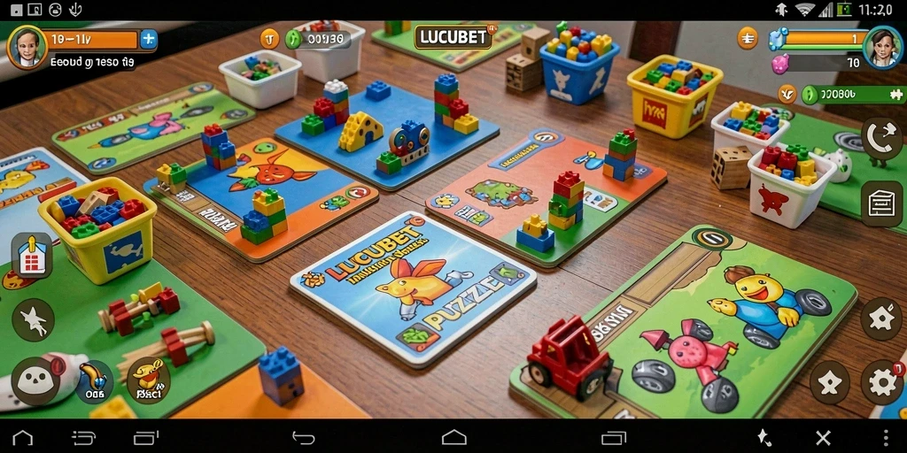 Tampilan gameplay seru LUCUBET saat menyelesaikan puzzle.