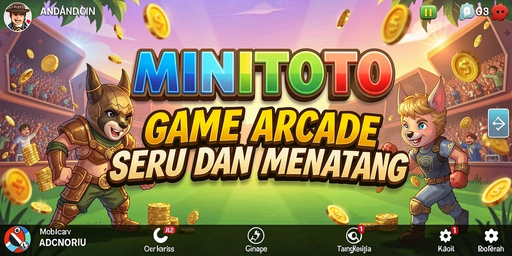 Tampilkan keseruan gameplay <strong>MINITOTO</strong> dalam aksi arcade.