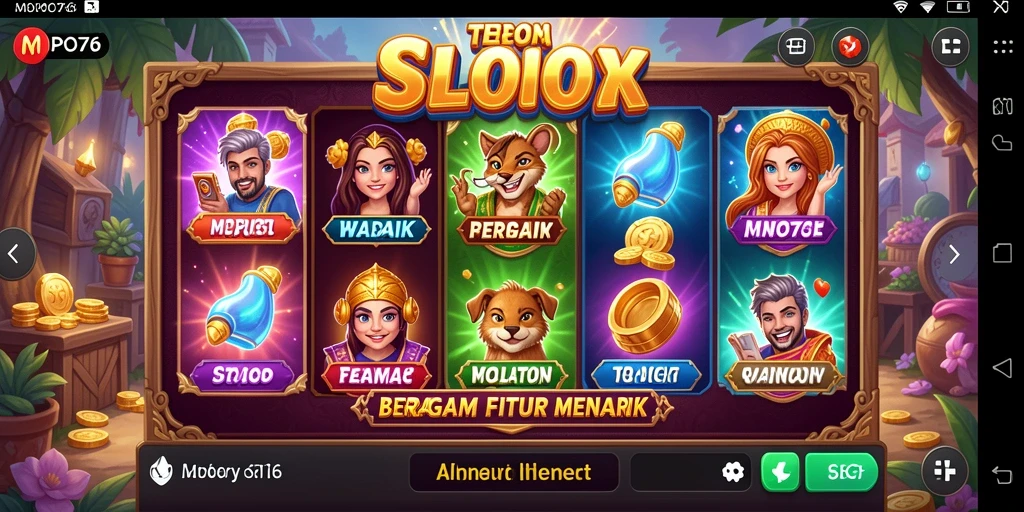 Screenshot gameplay MPO76 yang menampilkan aksi Slot yang seru dan mengasyikkan.