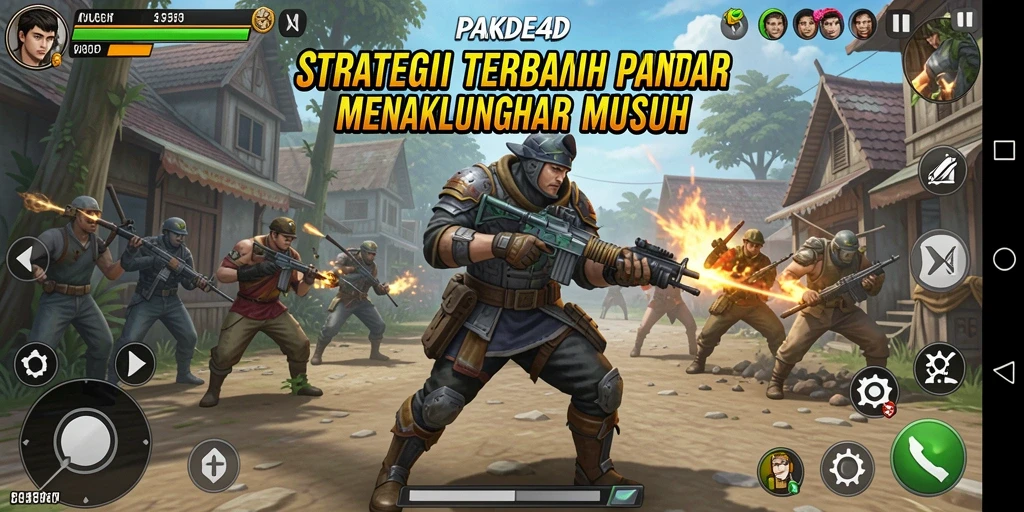 Tampilan gameplay PAKDE4D yang menarik dan strategi yang menantang.