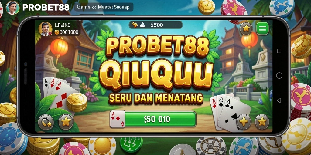 Screenshot gameplay PROBET88 menunjukkan pemain bersaing dalam QiuQiu.