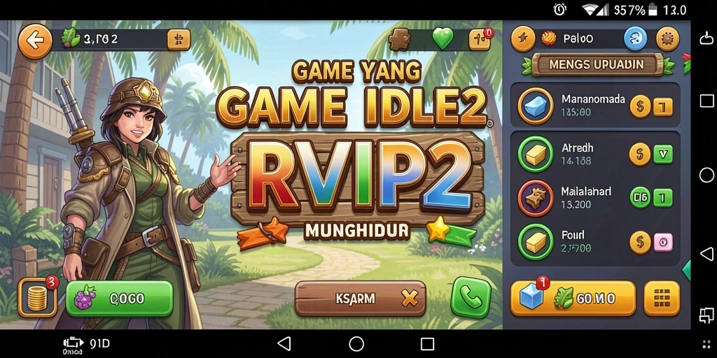 Tangkapan layar gameplay RVIP2 yang menyenangkan dan interaktif.