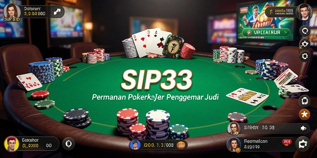 Tampilan menarik dari gameplay SIP33 yang penuh aksi Poker.