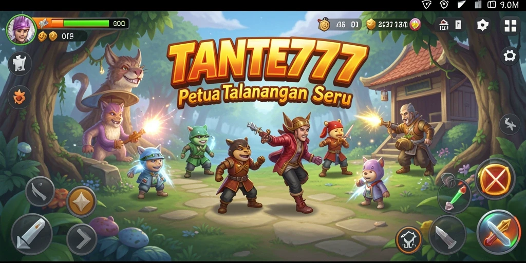 Screenshot gameplay TANTE777 menampilkan petualangan seru di dunia penuh misteri.