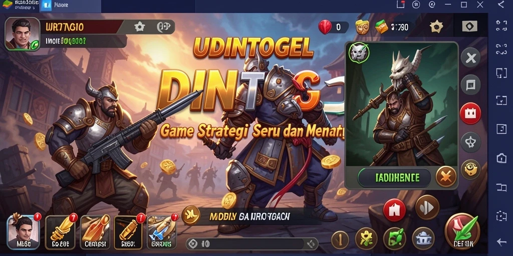 Gameplay seru dan menantang di UDINTOGEL.